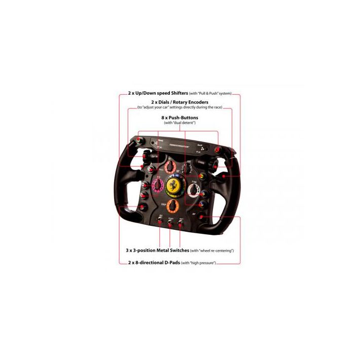 Thrustmaster Volante Ferrari F1 Wheel Add On para PS3/PC - 4160571 6 Thrustmaster Volante Ferrari F1 Wheel Add On para PS3/PC - 4160571 6