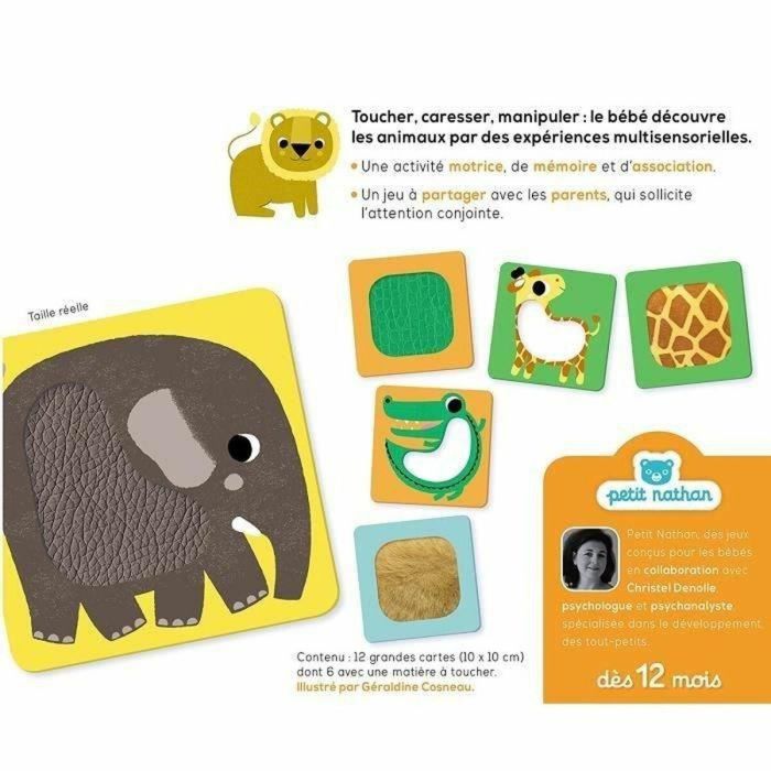 Juego de Mesa Nathan Animals to Touch (FR) 2