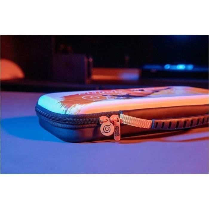 Konix Estuche Protector y de Transporte para Nintendo Switch 2 - Naruto Shippuden - Almacenamiento Accesorios - Motivo Naruto - Blanco 2
