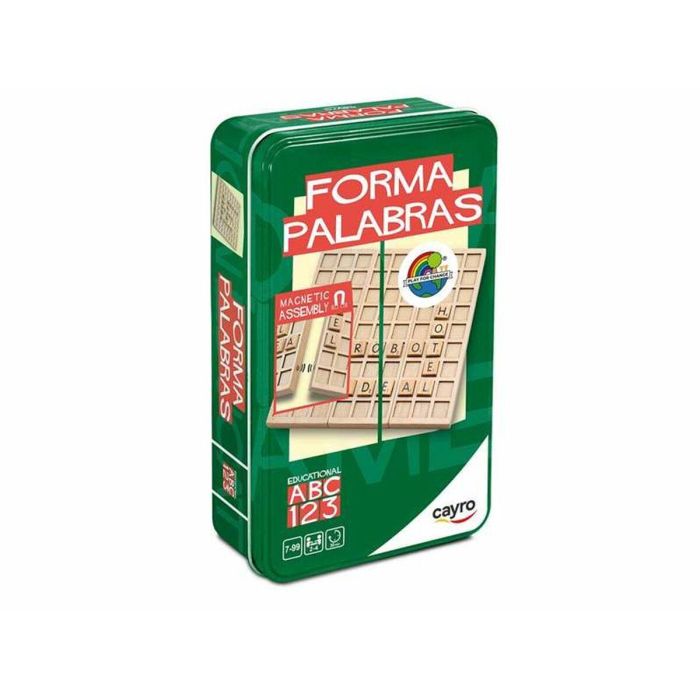 Juego formapalabras travel metal box (100 % madera fsc) Juego formapalabras travel metal box (100 % madera fsc)