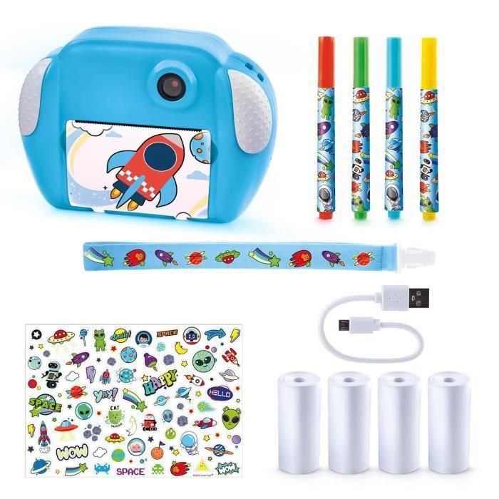 Canal Toys CTCLK011 Cámara de impresión instantánea junior PHOTO CREATOR - Tema cohetes 1 Canal Toys CTCLK011 Cámara de impresión instantánea junior PHOTO CREATOR - Tema cohetes 1