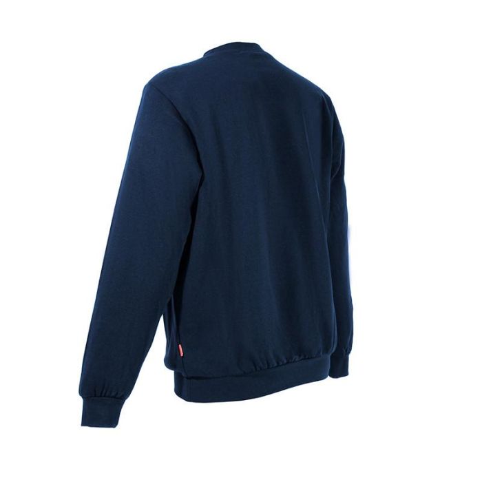Duver 105701 Sudadera Unisex Cuello Redondo para Trabajo Felpa Perchada Poliéster/Algodón Gris Claro Talla XL 2