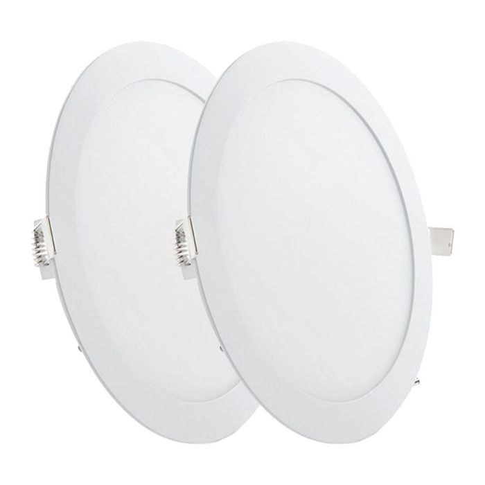 Pack 2 Placas LED 20W 2000Lm 6000ºK Circular 40.000H [GR-RDP15-20W-CW-PK2-AP] 2