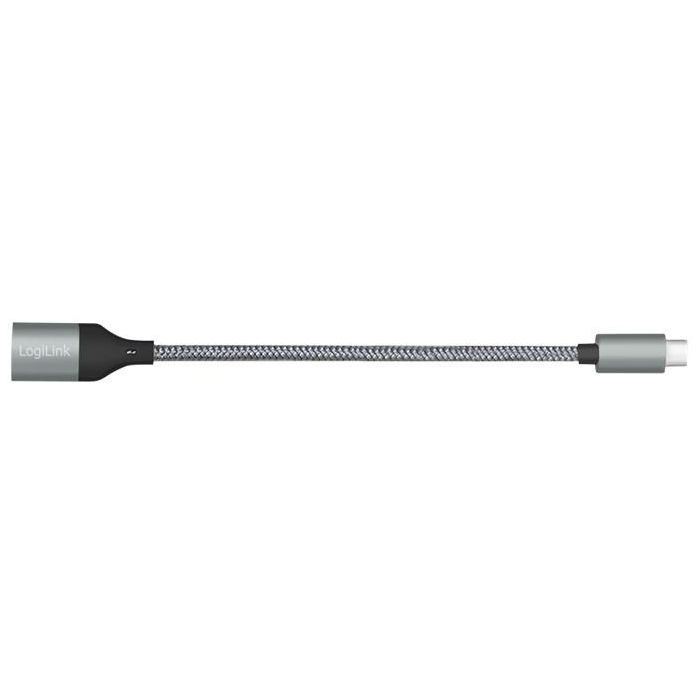 LogiLink Adaptador USB-C a USB 3.2, 0.15m, Gris 1 LogiLink Adaptador USB-C a USB 3.2, 0.15m, Gris 1