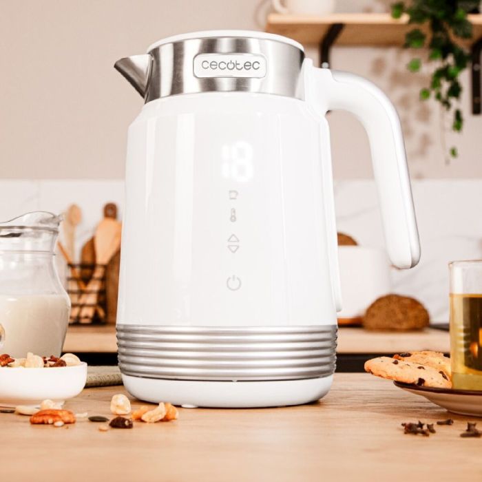 Hervidor Cecotec ThermoSense 600 Touch White Blanco 2 Hervidor Cecotec ThermoSense 600 Touch White Blanco 2