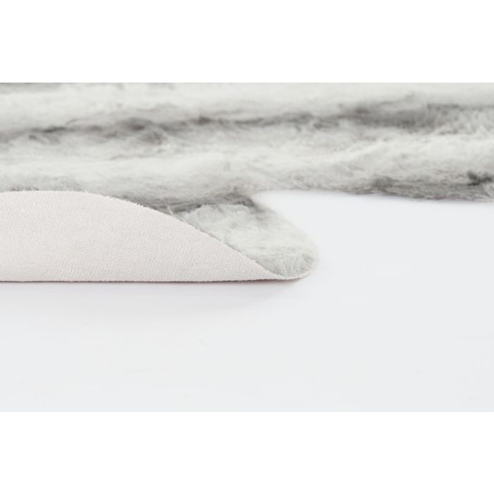 DKD Home Decor Alfombra Alpino Gris Blanco Poliéster 160 x 150 x 2 cm 2