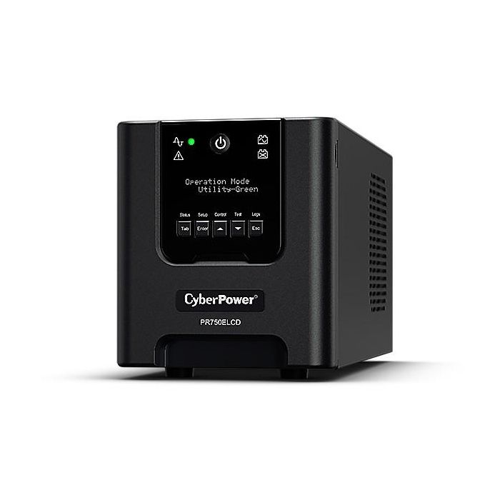 CyberPower PR750ELCD SAI Línea Interactiva 750VA 675W Onda Senoidal Pura 6 Salidas Formato Torre para Servidores 0 CyberPower PR750ELCD SAI Línea Interactiva 750VA 675W Onda Senoidal Pura 6 Salidas Formato Torre para Servidores 0