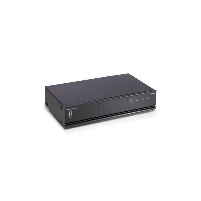 Bosch Amplificador de Potencia PLENA 1x240W, Salidas 70V/100V y 8 Ohmios, Entradas Duales, Certificado EN54-16