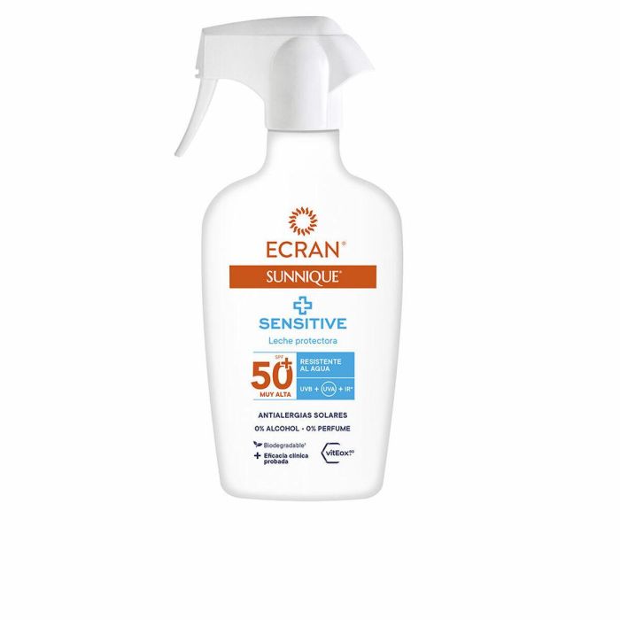 Ecran SUNNIQUE SENSITIVE pistola Protector Solar Corporal SPF 50+ Piel Sensible 270 ml