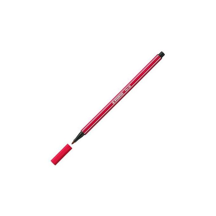 Stabilo Rotulador Pen 68 Rojo Oscuro Caja 10 Ud