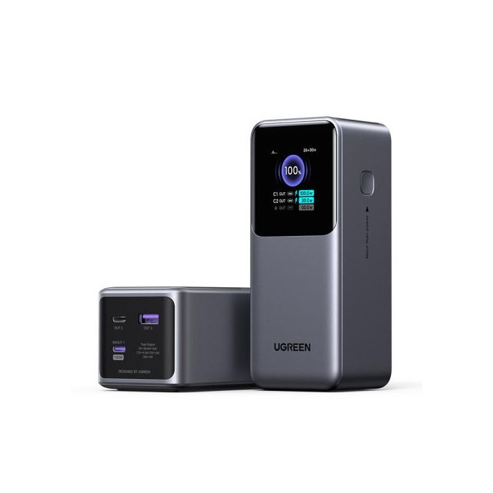 Ugreen 20000Mah 130W Fast Charging Powerbank Litio Gris 1 Ugreen 20000Mah 130W Fast Charging Powerbank Litio Gris 1