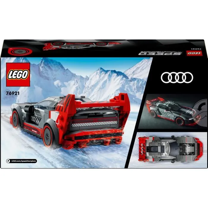 Lego Speed Champions Coche de Carreras Audi S1 e-tron quattro - Juego de Construcción para Niños y Niñas de 9 Años en Adelante