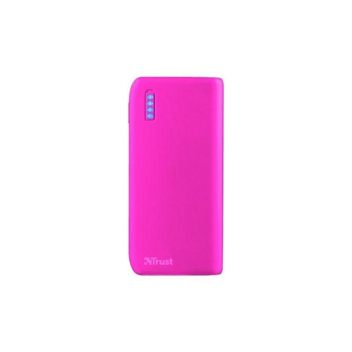 BATERÍA EXTERNA TRUST PRIMO POWERBANK 4400 NEÓN PINK - 4400MAH - 5W/1A - FUNCIÓN LINTERNA - CABLE MICROUSB - UNIVERSAL 1 BATERÍA EXTERNA TRUST PRIMO POWERBANK 4400 NEÓN PINK - 4400MAH - 5W/1A - FUNCIÓN LINTERNA - CABLE MICROUSB - UNIVERSAL 1