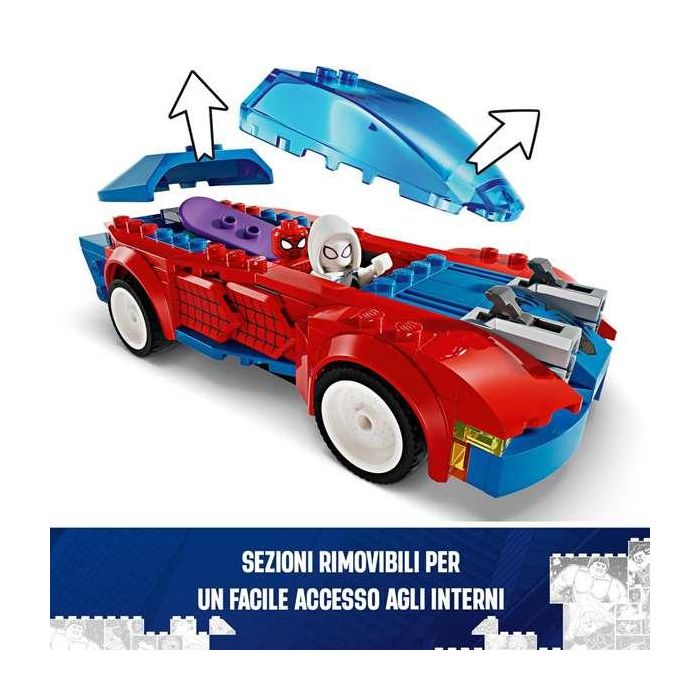 Juego de construccion coche de carreras de spider-man y duende verde venomizado lego marvel 11 Juego de construccion coche de carreras de spider-man y duende verde venomizado lego marvel 11