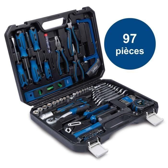 Scheppach WZK120 SCH4046664245094 Maleta de Herramientas de 97 Piezas