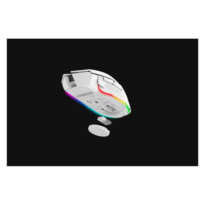 Razer Basilisk V3 Pro Ratón Inalámbrico Óptico Bluetooth USB-C Blanco 30000 DPI para Gaming con Diseño Ergonómico Mano Derecha