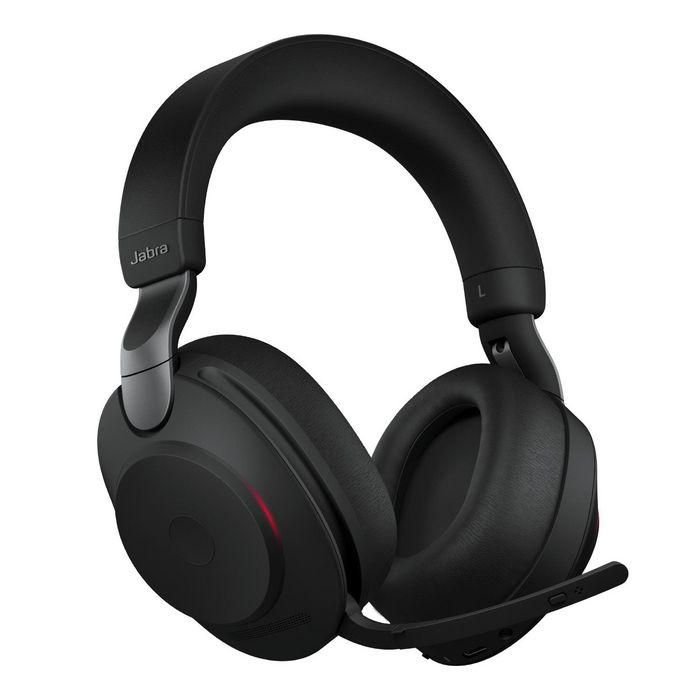Jabra EVOLVE2 85 Link380a Auriculares Diadema Bluetooth ANC 10 Micrófonos Altavoces 40mm 37h Batería Certificado UC Teams para Concentración 3
