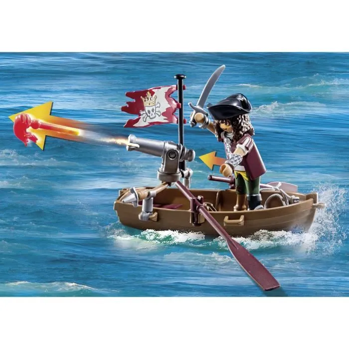 Playmobil 71419 Pirata con pulpo gigante, Juguete para Niños a partir de 4 Años 3