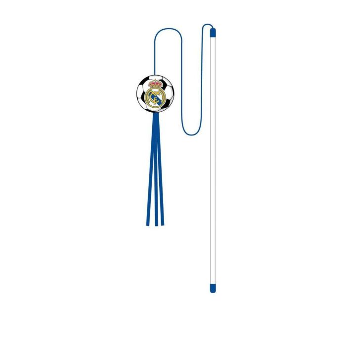 Cerdá Varita Juguete para Gato Oficial Real Madrid - Artículo Licenciado de Merchandising para Mascotas, Color Azul, 9x46x4 cm Cerdá Varita Juguete para Gato Oficial Real Madrid - Artículo Licenciado de Merchandising para Mascotas, Color Azul, 9x46x4 cm