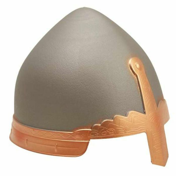 Casco medieval plateado 57 cm Casco medieval plateado 57 cm
