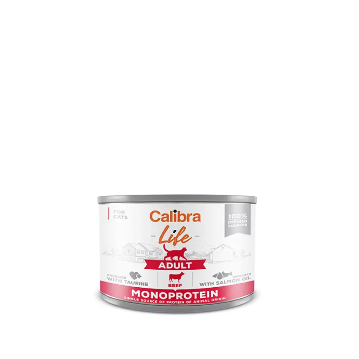 Calibra Cat Life Lata Adult Ternera 6x200 gr