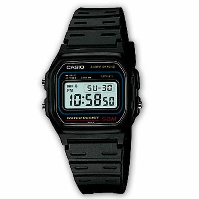 Reloj Hombre Casio W-59-1VQES Negro Gris (Ø 34 mm)