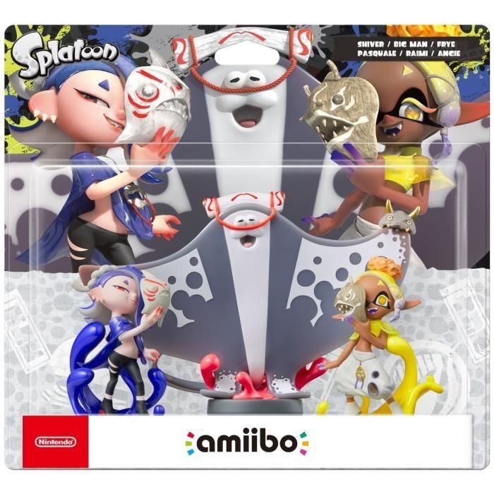 Figura Amiibo - Pasquale, Raimi y Angie | Colección Splatoon Figura Amiibo - Pasquale, Raimi y Angie | Colección Splatoon