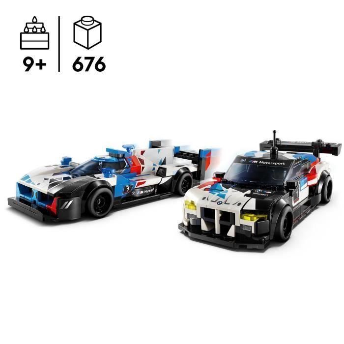 Juego de construccion coches de carreras bmw m4 gt3 y bmw m hybrid v8 lego speed champions 1 Juego de construccion coches de carreras bmw m4 gt3 y bmw m hybrid v8 lego speed champions 1