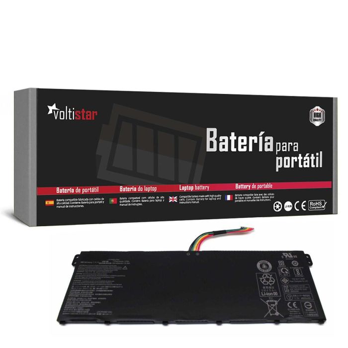 Batería para Portátil Voltistar BAT2240 Negro