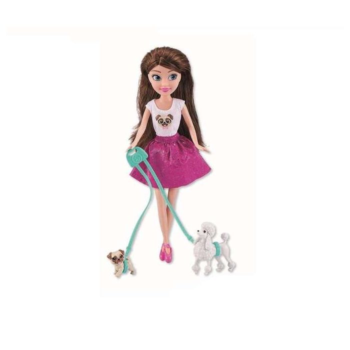 Muñeca sparkle cuidadora de perros 26 cm Muñeca sparkle cuidadora de perros 26 cm