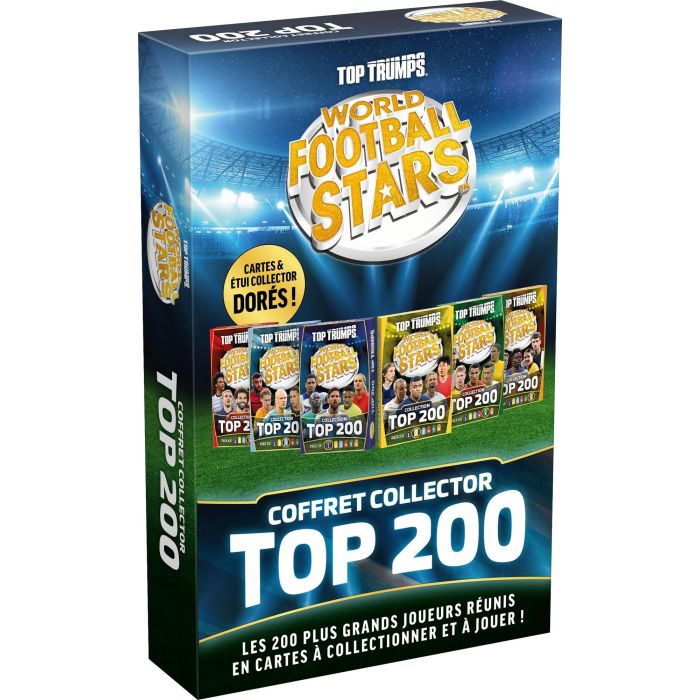 Top Trumps World Football Stars TOP 200 - Paquete de coleccionista - Juego de mesa - MOVIMIENTOS GANADORES - 1 o más jugadores - Edades 6+ 0 Top Trumps World Football Stars TOP 200 - Paquete de coleccionista - Juego de mesa - MOVIMIENTOS GANADORES - 1 o más jugadores - Edades 6+ 0
