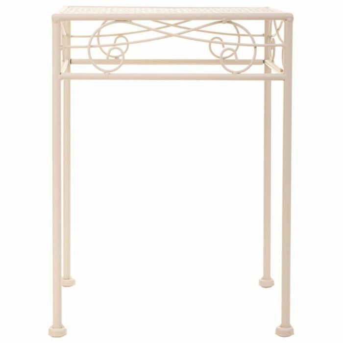 Soporte para Maceta Alexandra House Living Blanco Metal Hierro 25 x 45 x 72 cm 2