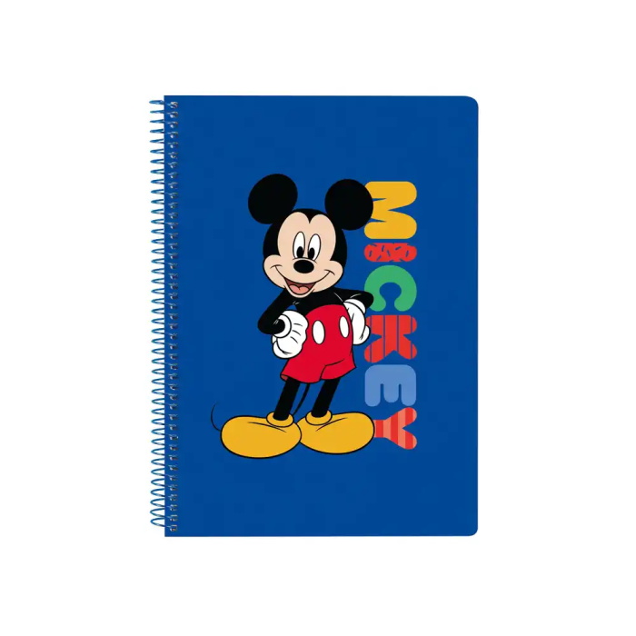 Safta Cuaderno espiral cuarto 80 hojas cuadro 4 mm tapa extradura Mickey Mouse Today 1 Safta Cuaderno espiral cuarto 80 hojas cuadro 4 mm tapa extradura Mickey Mouse Today 1