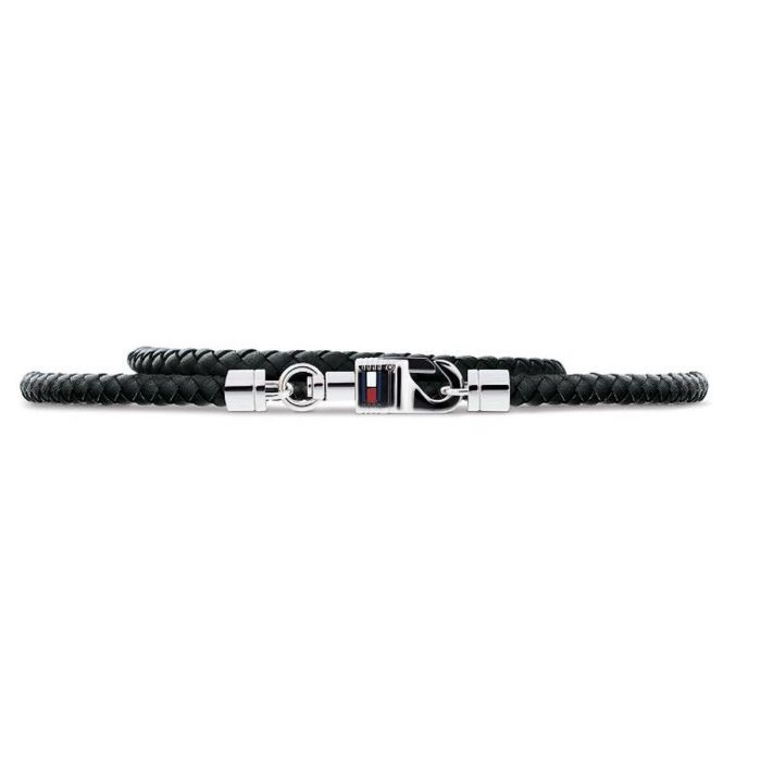 Pulsera Hombre Tommy Hilfiger 2701063 Plata de ley 925 Negro Pulsera Hombre Tommy Hilfiger 2701063 Plata de ley 925 Negro