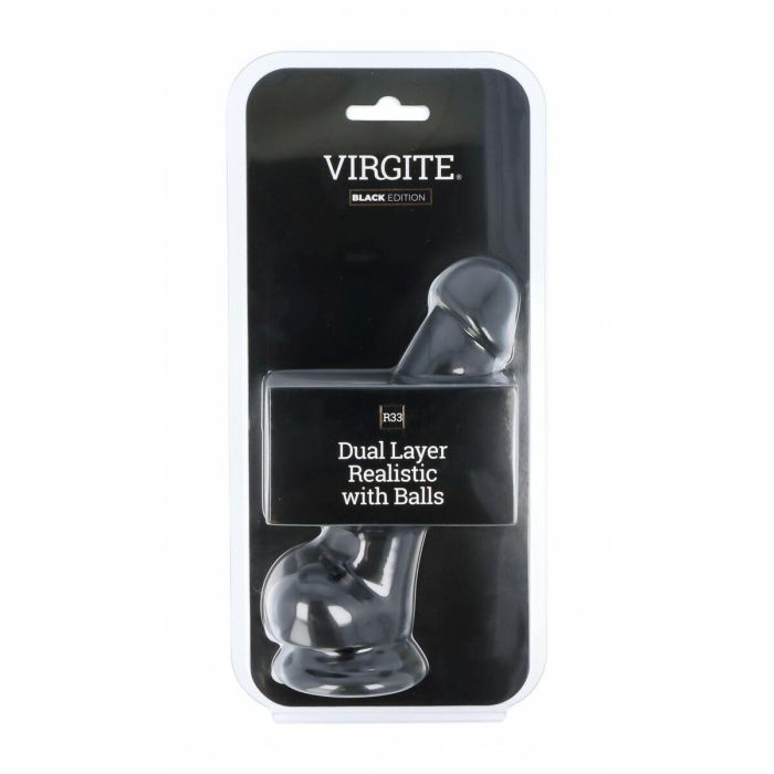 Consolador Realista Virgite R33 Negro 18,5 cm 5 Consolador Realista Virgite R33 Negro 18,5 cm 5