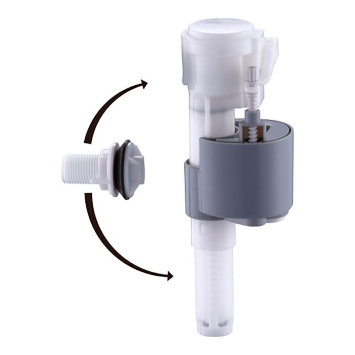 Verhal Flotador 2 en 1 compacto conexión 3/8 pulg. para instalación inferior o lateral