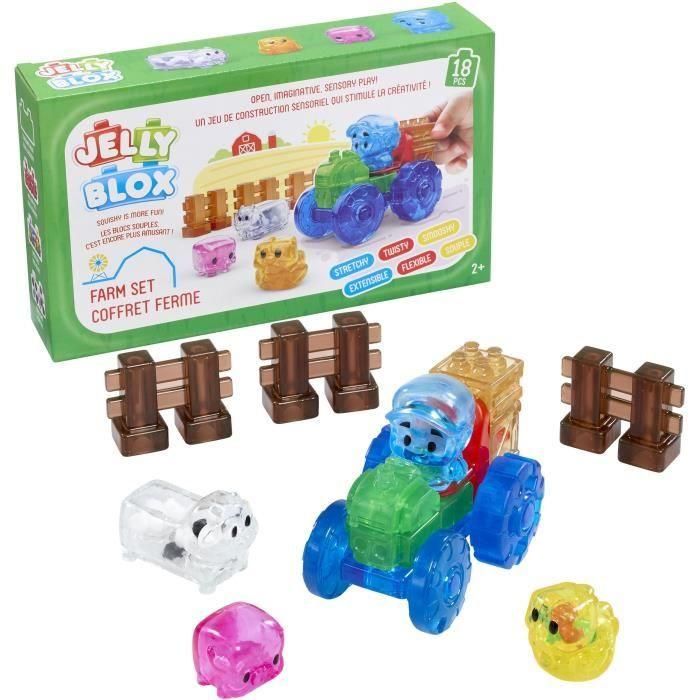 Juego de construcción de granja - Jelly Blox - Goliath - Ladrillos suaves y flexibles - A partir de 2 años 0 Juego de construcción de granja - Jelly Blox - Goliath - Ladrillos suaves y flexibles - A partir de 2 años 0