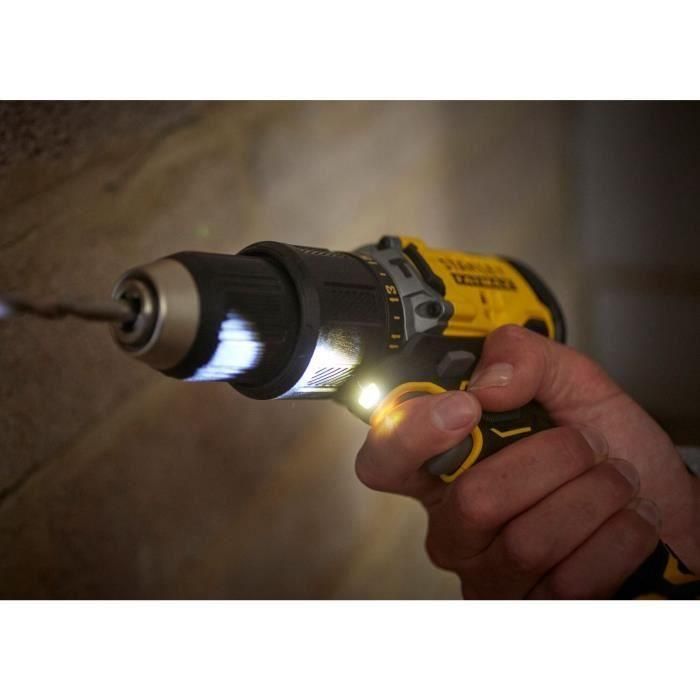 Taladro atornillador de impacto sin escobillas 60 Nm - Litio 18V - 2 Baterías 4Ah - STANLEY FATMAX V20 - SFMCD715M2K-QW 4 Taladro atornillador de impacto sin escobillas 60 Nm - Litio 18V - 2 Baterías 4Ah - STANLEY FATMAX V20 - SFMCD715M2K-QW 4