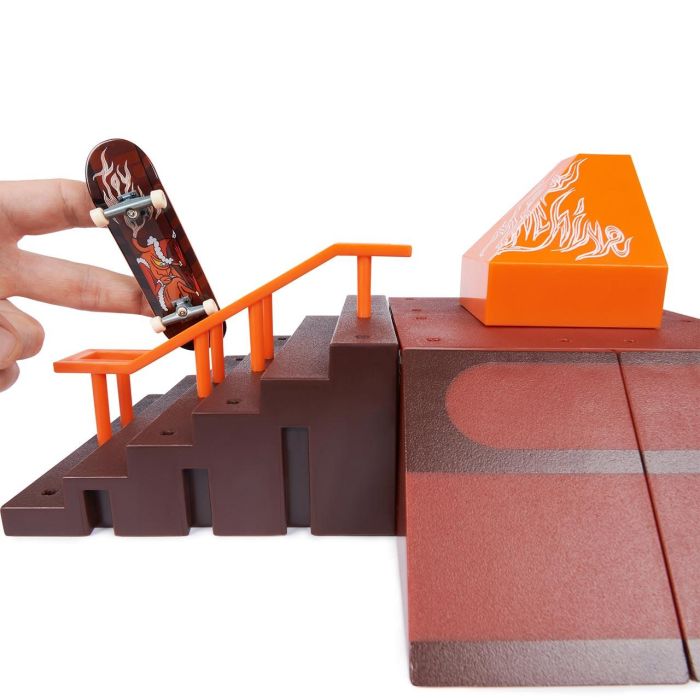 Tech Deck 6070357 Pyramid Shredder 2.0 - Miniparque de Skate con Rampas, Riel y Fingerboard Toy Machine +6 años 2 Tech Deck 6070357 Pyramid Shredder 2.0 - Miniparque de Skate con Rampas, Riel y Fingerboard Toy Machine +6 años 2