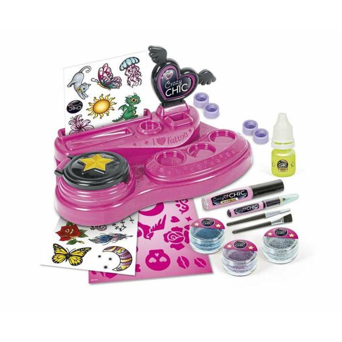 Clementoni Estudio Crazy Tatoo Kit de Tatuajes para Niños y Niñas Juguete Creativo +6 Años, Medidas 38.5x28.5x7.8 cm 14 Clementoni Estudio Crazy Tatoo Kit de Tatuajes para Niños y Niñas Juguete Creativo +6 Años, Medidas 38.5x28.5x7.8 cm 14