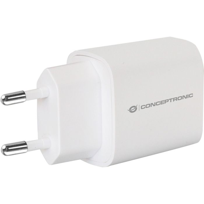 Conceptronic Cargador Pared Althea14W Blanco Interior Corriente Alterna Universal 14W 2