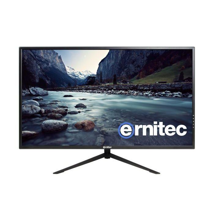 Ernitec Monitor 32" LED Full HD 1920x1080 350cd/m 1000:1 HDMI VGA audio VESA 24/7. Soporte sobremesa incl. Ernitec Monitor 32" LED Full HD 1920x1080 350cd/m 1000:1 HDMI VGA audio VESA 24/7. Soporte sobremesa incl.