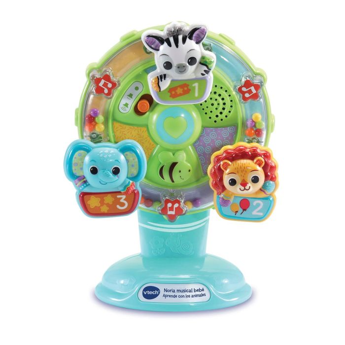 V-Tech 80-165967 Noria Musical Interactiva con Animales y Luces para Bebés +6 Meses - Aprende Nombres, Colores y Números en Español 1 V-Tech 80-165967 Noria Musical Interactiva con Animales y Luces para Bebés +6 Meses - Aprende Nombres, Colores y Números en Español 1