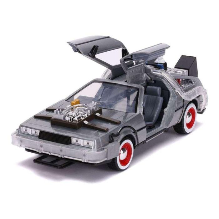 Coche de metal dlorean regreso al futuro iii con luz escala 1:24 30x15x11 cm 9 Coche de metal dlorean regreso al futuro iii con luz escala 1:24 30x15x11 cm 9