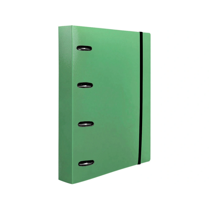Liderpapel Carpeta con Recambio A4 Cuadro 5mm 100 Hojas 80g Polipropileno 4 Anillas 25mm Color Verde 1 Liderpapel Carpeta con Recambio A4 Cuadro 5mm 100 Hojas 80g Polipropileno 4 Anillas 25mm Color Verde 1