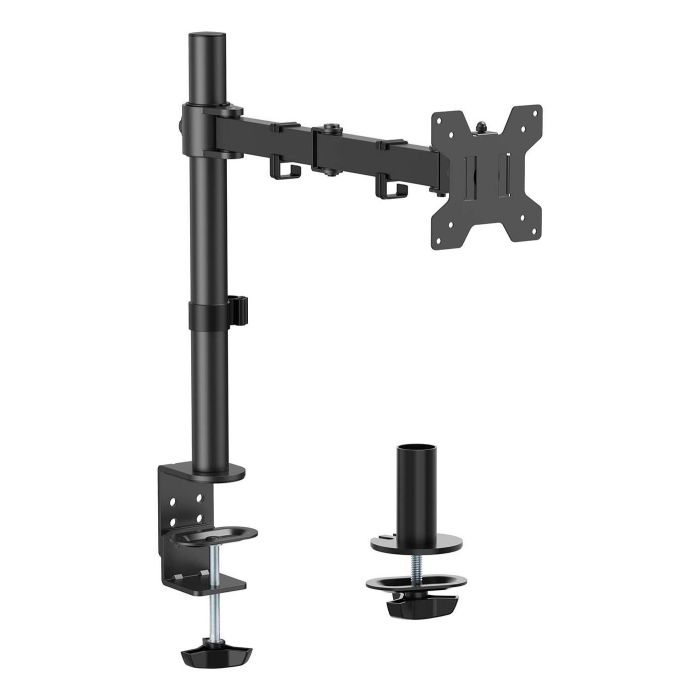 AISENS - SOPORTE DE MESA ECO GIRATORIO E INCLINABLE PARA MONITOR/TV 10KG (3 PIVOTES, 1 BRAZO) DE 17-32, NEGRO AISENS - SOPORTE DE MESA ECO GIRATORIO E INCLINABLE PARA MONITOR/TV 10KG (3 PIVOTES, 1 BRAZO) DE 17-32, NEGRO