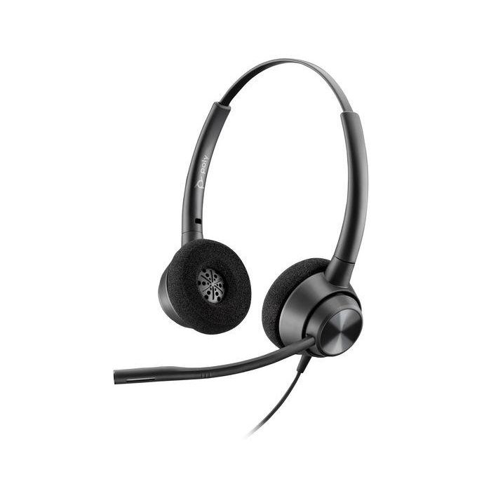 Poly EncorePro 320 Auriculares Estéreo USB-A para Centro de Contacto con Micrófono de Cancelación de Ruido y Comodidad Todo el Día 2