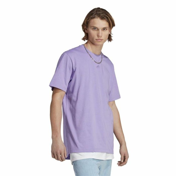 Camiseta de Manga Corta Hombre Adidas All Szn Morado 3 Camiseta de Manga Corta Hombre Adidas All Szn Morado 3