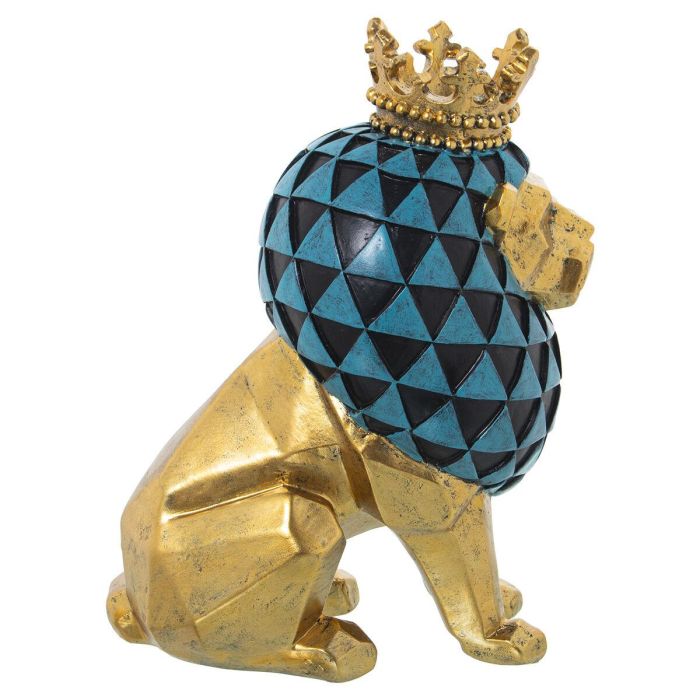 Figura Decorativa Alexandra House Living Dorado León 2