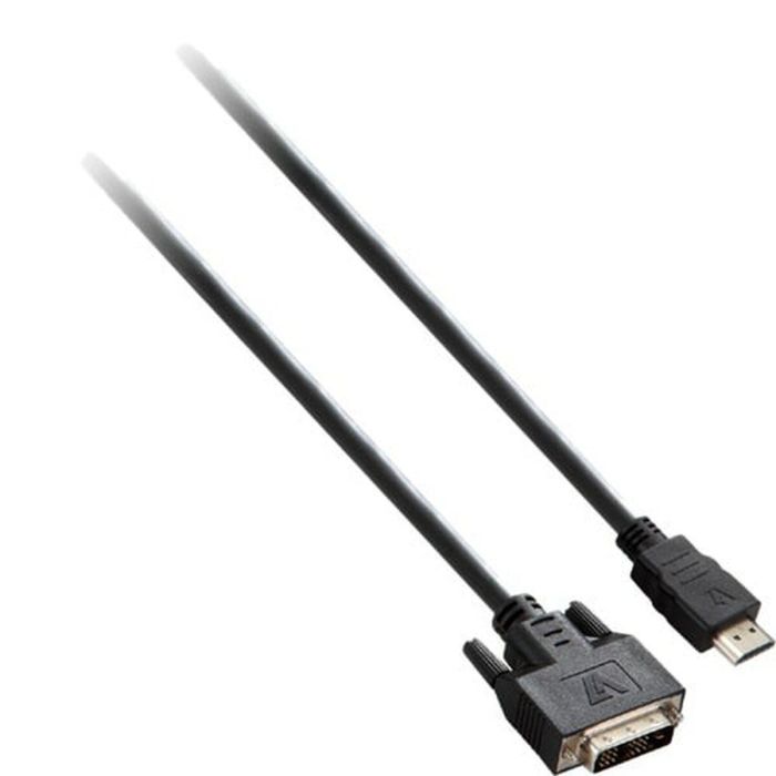 Cable HDMI a DVI V7 V7E2HDMIDVID-02M Negro 2 m Cable HDMI a DVI V7 V7E2HDMIDVID-02M Negro 2 m